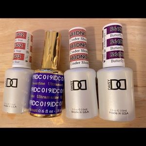Lot of four new DND gel polishes